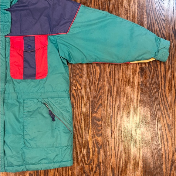 Vintage 80s Eddie Bauer Down Filled Vibrant Jacket - Picture 7 of 10